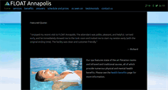 Desktop Screenshot of floatannapolis.com